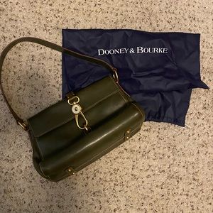 Dooney & Bourke Libby Hobo Hunter Green Shoulder Bag